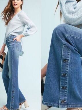 Anthropologie Pilcro and the Letterpress High-Rise Bootcut Jeans 💙